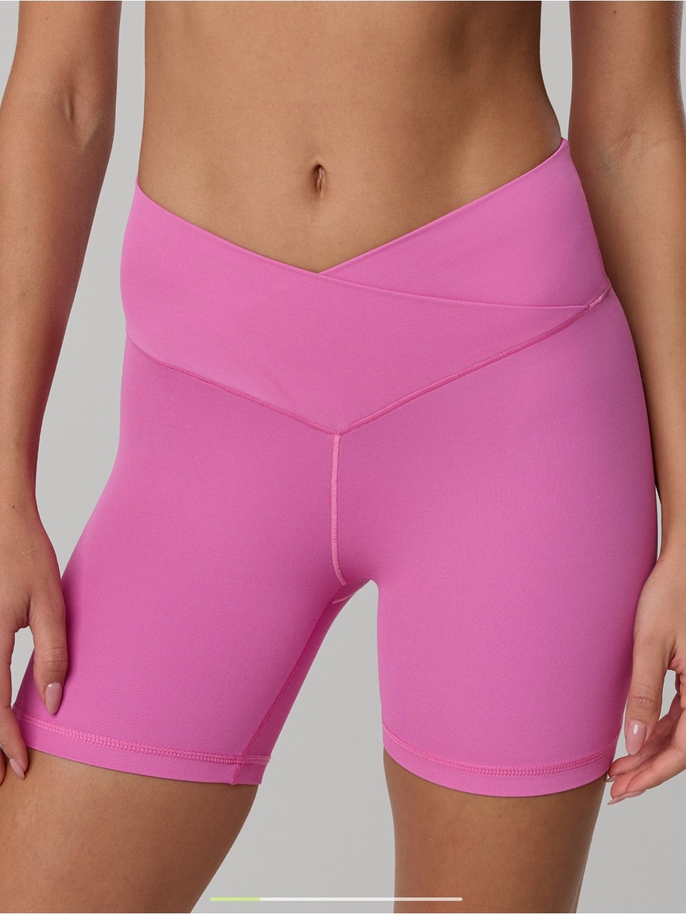 OFFLINE By Aerie Real Me Crossover
High Waisted 5" Bike Short in Hot Fucshia